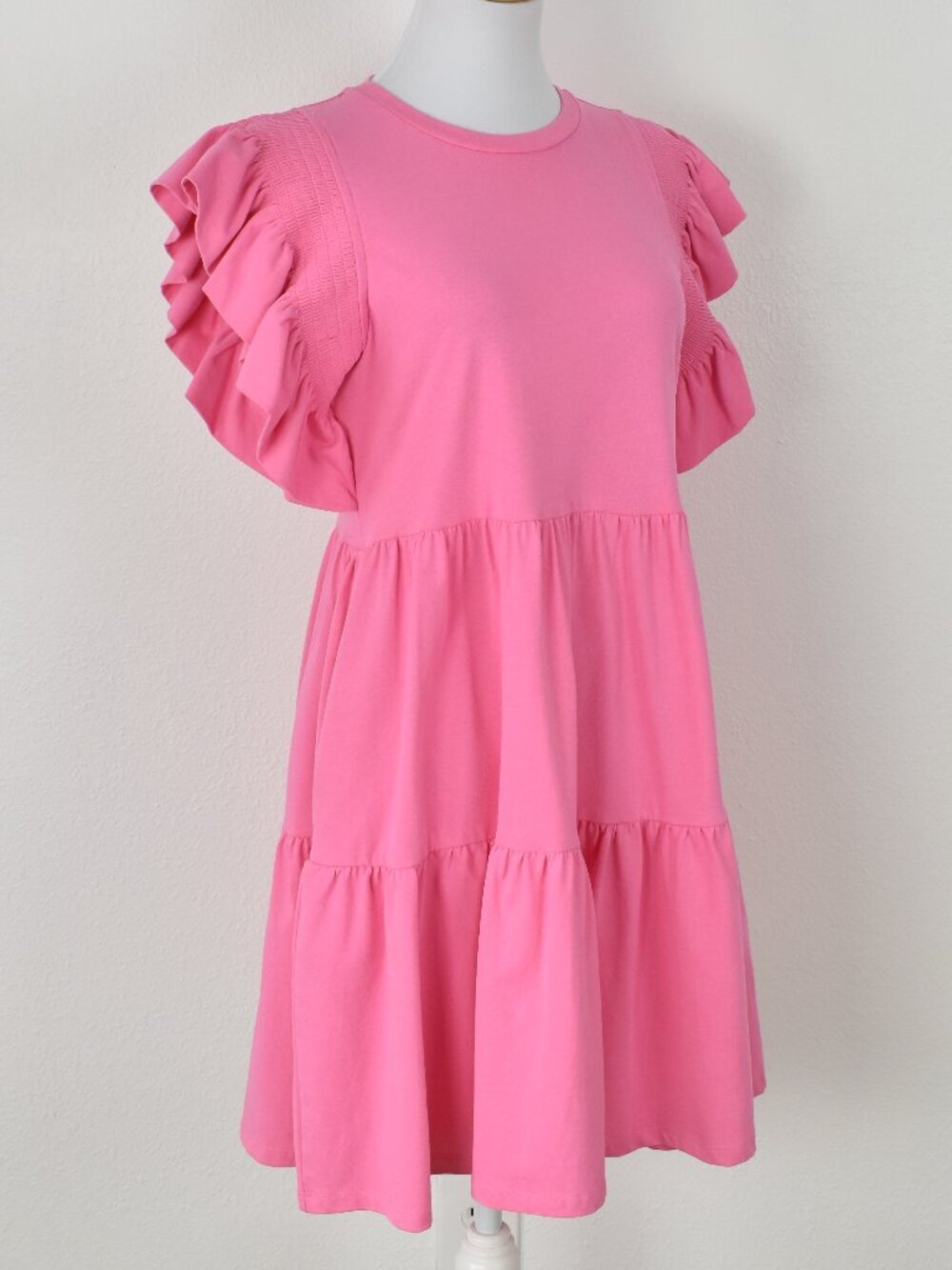 English Factory Knit Ruffled Mini Dress - S - Picture 8 of 9